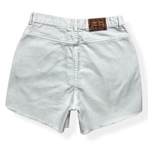 Vintage 80’s Bonjour White Denim Shorts